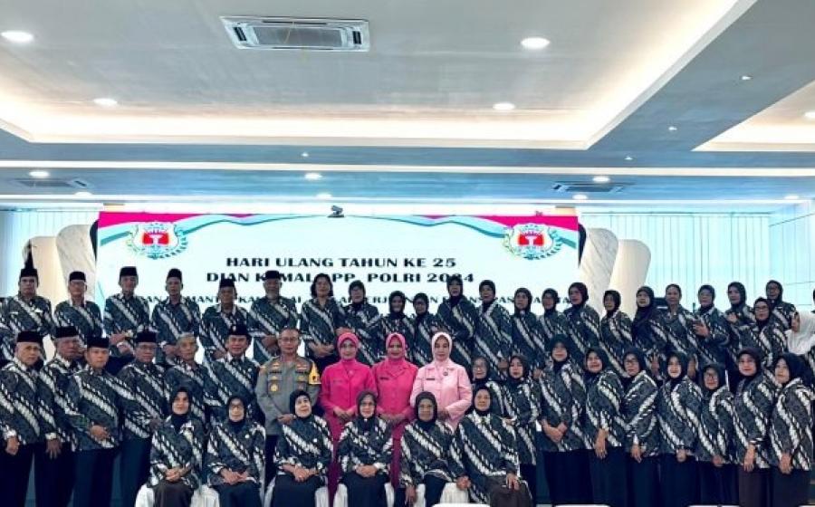 HUT Ke-25 Dian Kemala PP Polri Tahun 2024, Komitmen Menjadi Inspirasi Kehidupan yang Harmonis dalam Keluarga