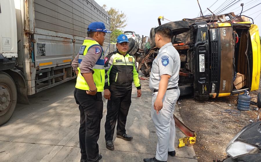 Jasa Raharja Jamin Seluruh Korban Kecelakaan Bus dan Truk di Pati (Jalur Pantura)