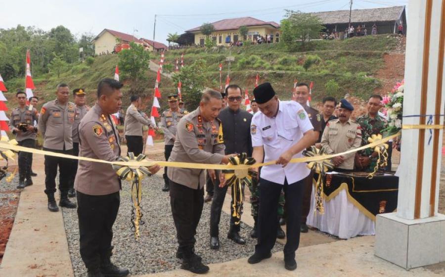 Kunker Ke Mapolres Benteng, Kapolda Bengkulu Resmikan Lapangan Multifungsi Wicaksana Laghawa
