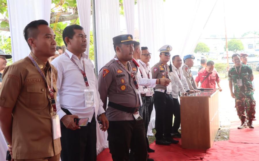 Polres Seluma Laksanakan Pengamanan Pengundian Nomor Urut Bakal Pasangan Calon Bupati dan Wakil Bupati dan Deklarasi Damai Tahun  2024