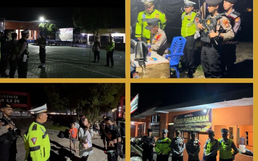 Patroli Sinergitas TNI-Polri Wujudkan Kamtibmas Kondusif di Wilkum 