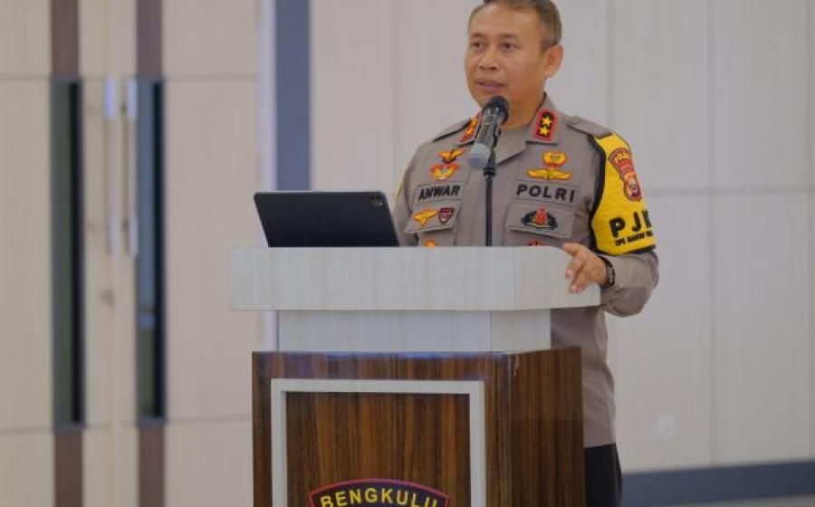 Kapolda Bengkulu Pimpin Pelaksanaan Gelar Operasional Triwulan II Tahun 2024