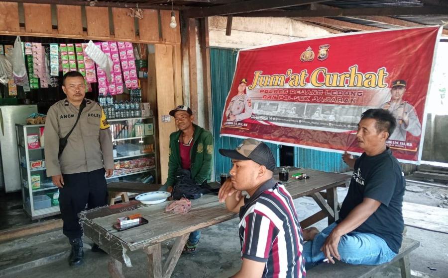 Jumat Curhat Kapolsek PU Tanding, Tingkatkan Keamanan dan Keterlibatan Masyarakat