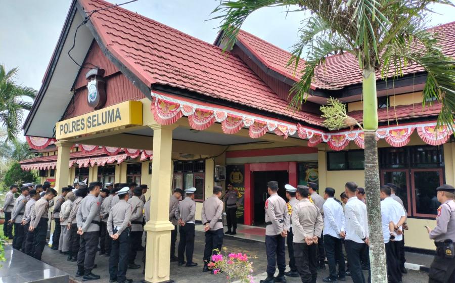 Apel Pagi persiapan pengamanan Kampanye Pilkada Seluma 