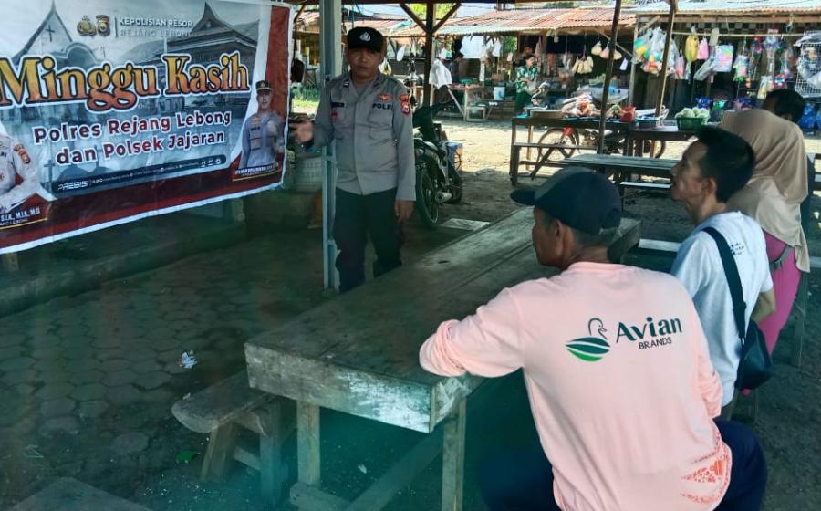 Polsek Padang Ulak Tanding Polres Rejang Lebong Polda Bengkulu Minggu Kasih Bersama Bhabinkamtibmas Polsek Padang Ulak Tanding