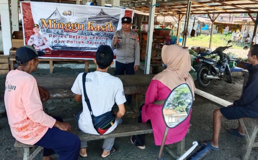 Polsek Padang Ulak Tanding Gelar Minggu Kasih Bersama Bhabinkamtibmas