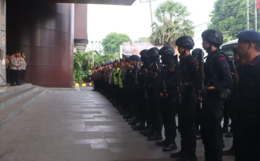 393 Personil Gabungan Polda dan Polresta Amankan Debat Terbuka Cagub dan Cawagub Bengkulu