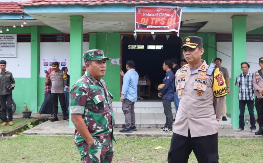 Kapolres Mukomuko Pastikan Keamanan Surat Suara di PPK Pilkada 2024