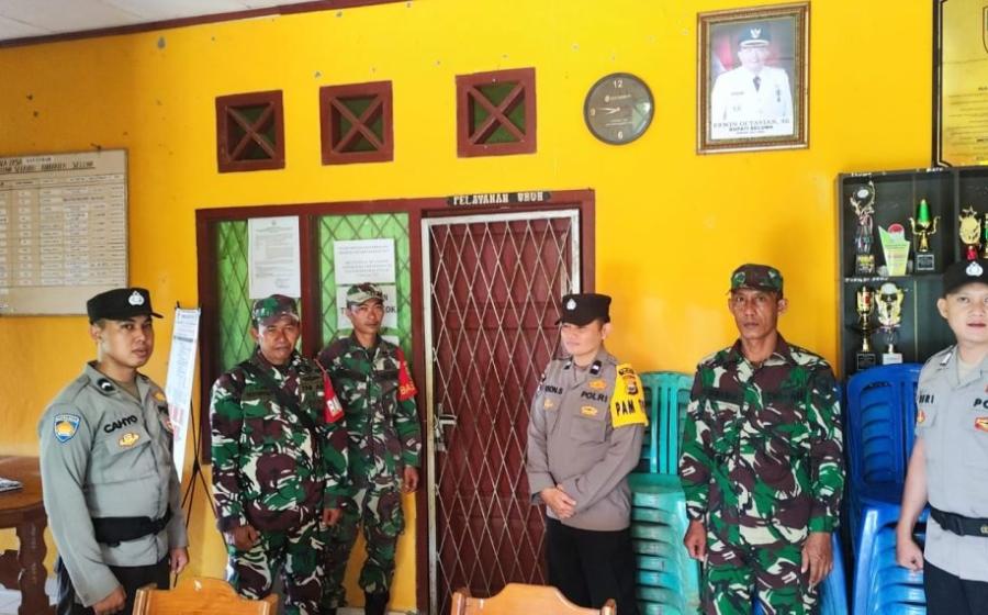 Jaga Demokrasi di Sukaraja, Polres Seluma Perketat Pengamanan Logistik dan Area PPK Pilkada 2024