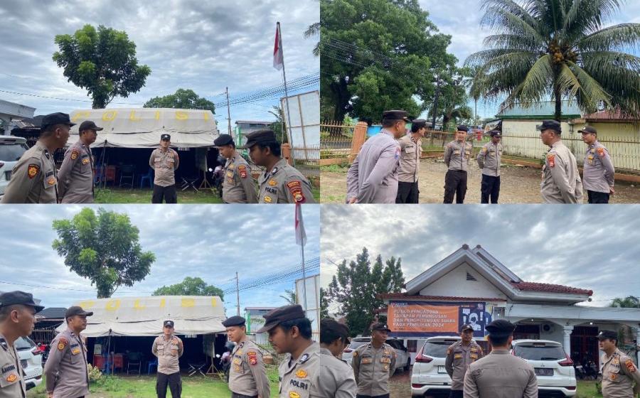 Subsatgas PAM Polresta Bengkulu Pastikan Keamanan Kantor Bawaslu Kota Bengkulu