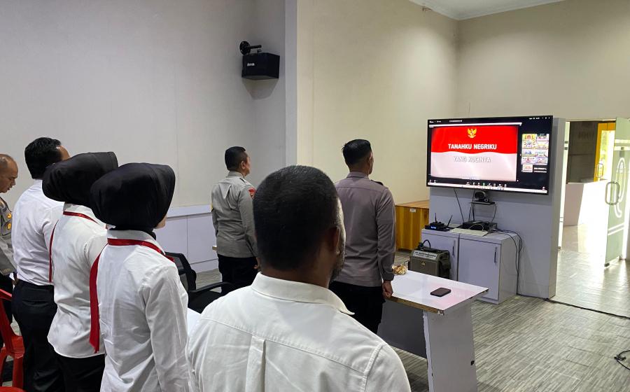 Polres Lebong Ikuti Zoom Meeting Pembukaan Latihan Pra Ops Pekat Nala II 2024