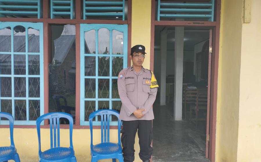 Polsek Selupu Rejang Laksanakan Pengamanan Ibadah Minggu di Tiga Gereja