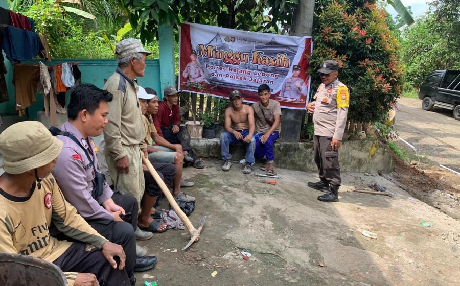 Polsek Padang Ulak Tanding Gelar Program Minggu Kasih Bersama Bhabinkamtibmas