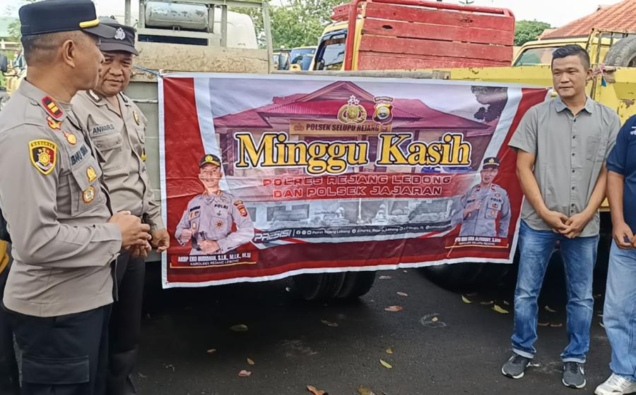Minggu Kasih,  Polsek Selupu Rejang Tingkatkan Kedekatan dengan Masyarakat Simpang Nangka