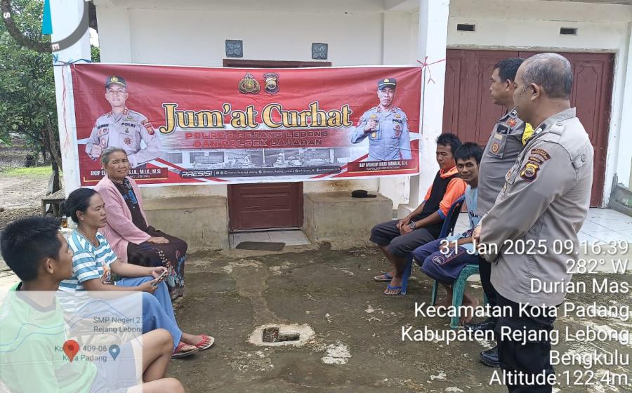 Jumat Curhat Polsek Kotapadang: Meningkatkan Keamanan Melalui Dialog Langsung dengan Warga