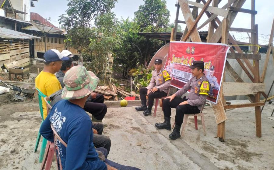 Tingkatkan Keamanan Masyarakat, Polsek Sindang Dataran Gelar Jumat Curhat