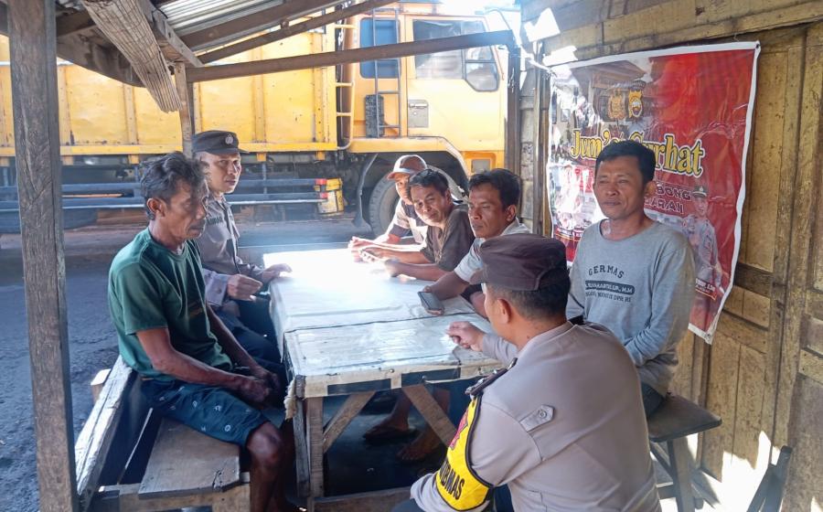 Bersama Warga Kampung Baru, Polsek Selupu Rejang Gelar Kegiatan Jumat Curhat