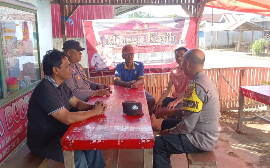 Polsek Selupu Rejang Gelar Kegiatan Minggu Kasih di Desa Air Meles Atas