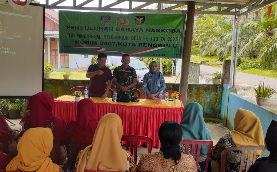 Percepatan Penanganan Stunting, Satgas TMMD ke-123 Kodim 0407 Bersama Pemkab Gelar Penyuluhan