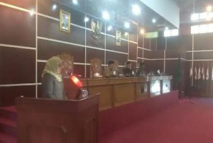 Paripurna Pandangan Umum Fraksi-Fraksi Terhadap Nota APBD-P Tahun 2017