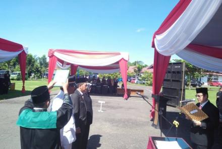 pelantikan 194 ASN Pemkab Seluma, Kamis (08/02/2018)