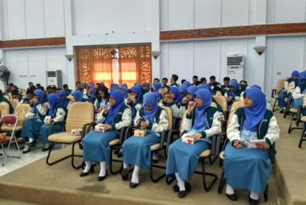 penyambutan mahasiswa STIS jakarta