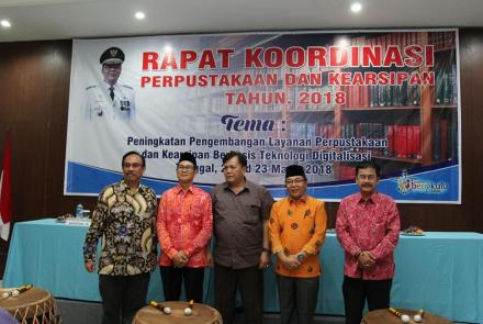 PERPUSTAKAAN DAN KERASIPAN RAPAT KOORDINASI DAERAH TAHUN 2018