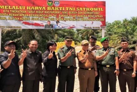 Upacara Penutupan Karya Bhakti TNI 