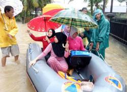 Beberapa wilayah di Kota Bengkulu terendam air bahkan beberapa wilayah terjadi banjir.