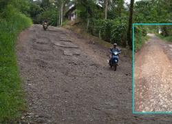 kondisi jalan rusak